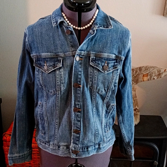 Lucky Brand Tomboy Trucker Jean Jacket๐ - Picture 1 of 13